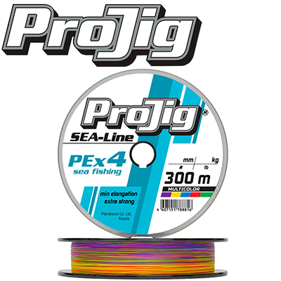 ProJig SEA Line 300м, мультиколор