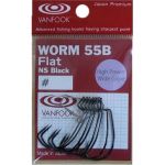 Офсетный крючок Vanfook Worm 55B Flat № 4/0
