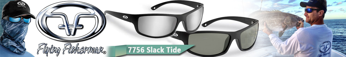Flying Fisherman 7756BSS Slack Tide Black Smoke/Silver Mirror