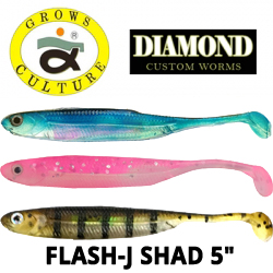 Grows Culture Diamond Flash-J Shad 5"