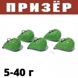 Призёр груз "Слоник" зеленый мягкий флюр