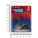 Тройник Higashi TH-1 Treble Hook NS Black #1/0