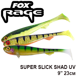 Fox Rage Super Slick Shad UV 9"/23cm