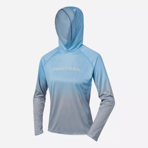 Лонгслив женский Finntrail Venus Hood W 6621 LightBlue (S)