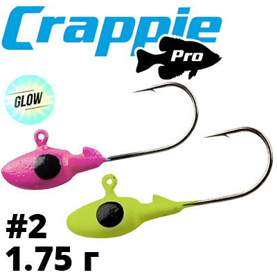 Crappie Pro Mo Glo Jig 1/16 oz