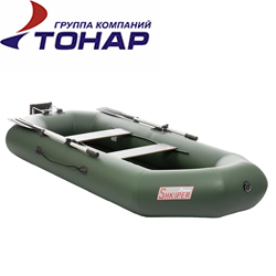 Лодка Тонар Шкипер 280нт зеленый