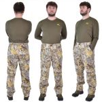 Костюм мужской летний ХСН "Ибис" (С107-1), twill, соты бело-желтый 60-62/182