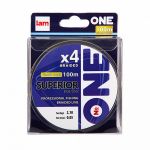 Плетеная леска №One Superior Х4-100 (yellow) d0.24