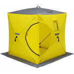 Палатка зимняя Helios Куб 1,5х1,5 yellow/gray