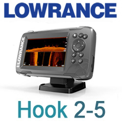 Lowrance Hook2-5 with TripleShot US Coastal/ROW