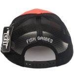 Бейсболка для рыбалки и охоты Fish Games цвет Коралловый