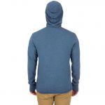 Футболка Simms Henry's Fork Hoody, Navy Heather, XXL