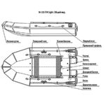 Надувная лодка ПВХ Фрегат M-330 FM Light серая
