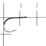 Крючок Gamakatsu LS-3313F Ring Eye N-L №06 (14шт)
