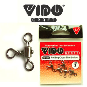 Vido Craft Rolling Cross-Line Swivel (BLN) VD-CLS