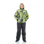 Куртка детская NovaTex «Мегаполис» (таслан добби, салатовый) МАУГЛИ, 7-8 лет, рост 128-134