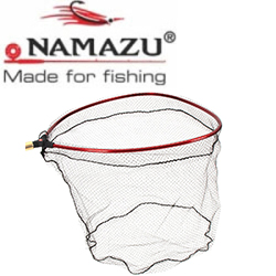 Голова подсачека Namazu Pro, округло-овальный обод, леска