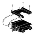 Струбцина для даунриггера Scotty 1050/60 (арт.1021)