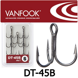 Vanfook DT-45B Blade Gold Treble NS Black