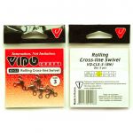 Вертлюг тройной Vido Craft Rolling Cross-Line Swivel №4 (BLN), 5 шт/уп VD-CLS-4(5)