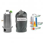 Самовар Kelly Kettle Base Camp Steel, 1,6 л, вес 1,16 кг.