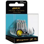 Крючок тройной безбородый BKK BKK Raptor-Z BL #4/0 (5шт)