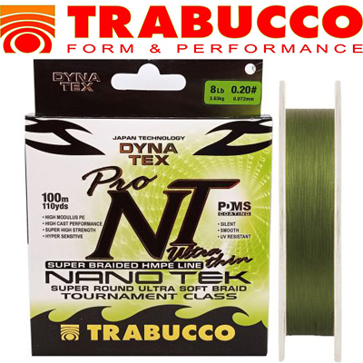 Trabucco Pro NT UltraThin, Green Field 100m