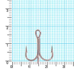 Крючок тройник Kaida CRANE Treble HookTeflonTreated H331 #7 26шт