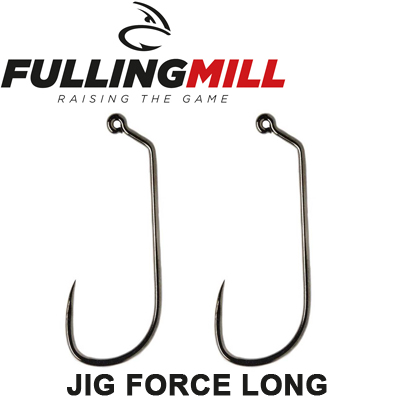Fulling Mill Jig Force Long B/N Barbless Hook