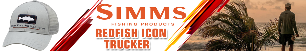 Simms Redfish Icon Trucker, Granite