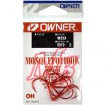 Крючок Owner 5177 Mosquito Hook red №2/0