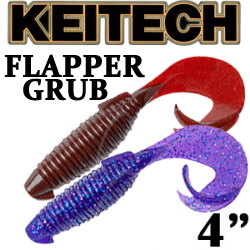 Keitech Flapper Grub 4"