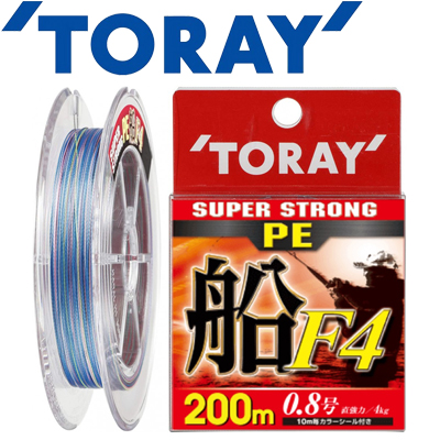 Toray Super Strong PE F4 [4color] 200m