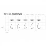 Одинарный крючок Vanfook SP-31BL expert hook center shaft BK No. 10