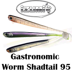 Izumi Gastronomic Worm Shadtail 95