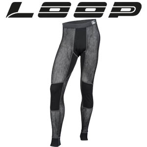 Loop Wool Longs Jet Black