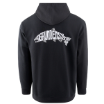 Толстовка Grundens Eat Your Words DWR HD Hoodie, Black Salmon Graphic, 2XL