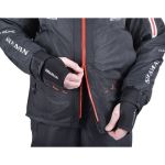 Костюм-поплавок мужской зимний ХСН "Angler prosport", hardguard, черный (красные молнии) (54-56/182)