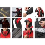 Костюм дождевой мужской Shimano RA-120Y BLD RED 2XL, цвет - красный, р. 54