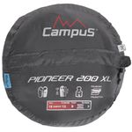 Спальный мешок Campus Pioneer 200 XL (R)  (кокон, +3С, 230Х85Х60 см)