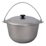 Казан походный с крышкой  д.220 объем 3 л Силумин (БКД03)