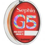 Шнур PE Shimano PL-E55N Sephia G5 150m #0.6