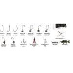 Коробка пластиковая для крючков BKK Armorpoint OCD KIT - USA Finesse (D-ST-0105) - M (1шт)