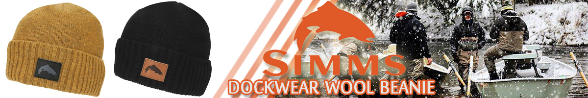 Simms Dockwear Wool Beanie, Dark Bronze