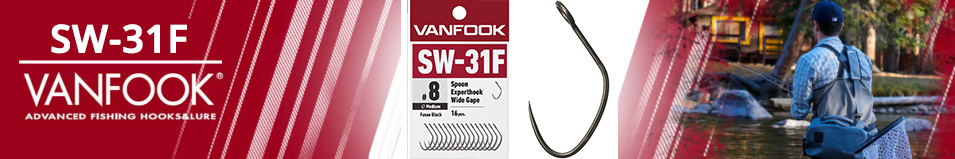 Vanfook SW-31F Spoon Experthook Wide Gape Medium Wire
