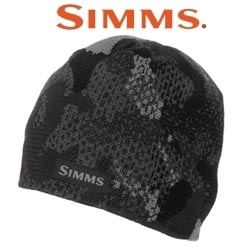 Simms Everyday Beanie, Hex Flow Camo Carbon