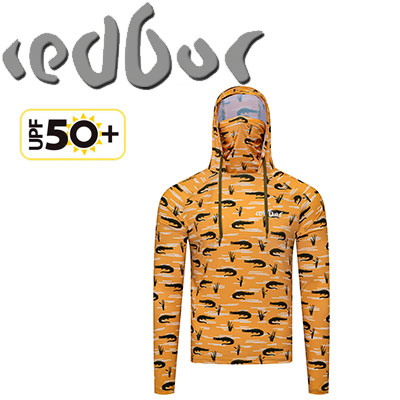 Redbor Kaper Sahara Hood Mask UV 50+ Crocodile/Yellow