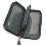 Кошелек малый Columbia DYH-105 цв. Черн\Оранж 18x10cm