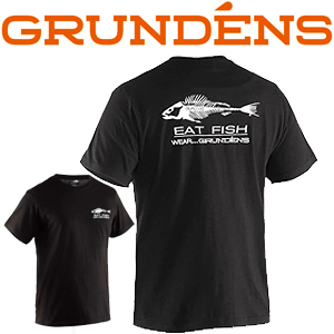 Grundens Eat Fish T-Shirt 905, Black