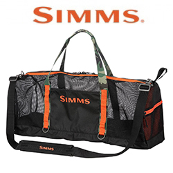 Simms Challenger Mesh Duffel, Black, 60L